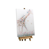 OLEJOMAĽBA 75/100 cm, More a pláž - taupe/béžová, drevo/textil (75/100cm) - KUNSTLOFT