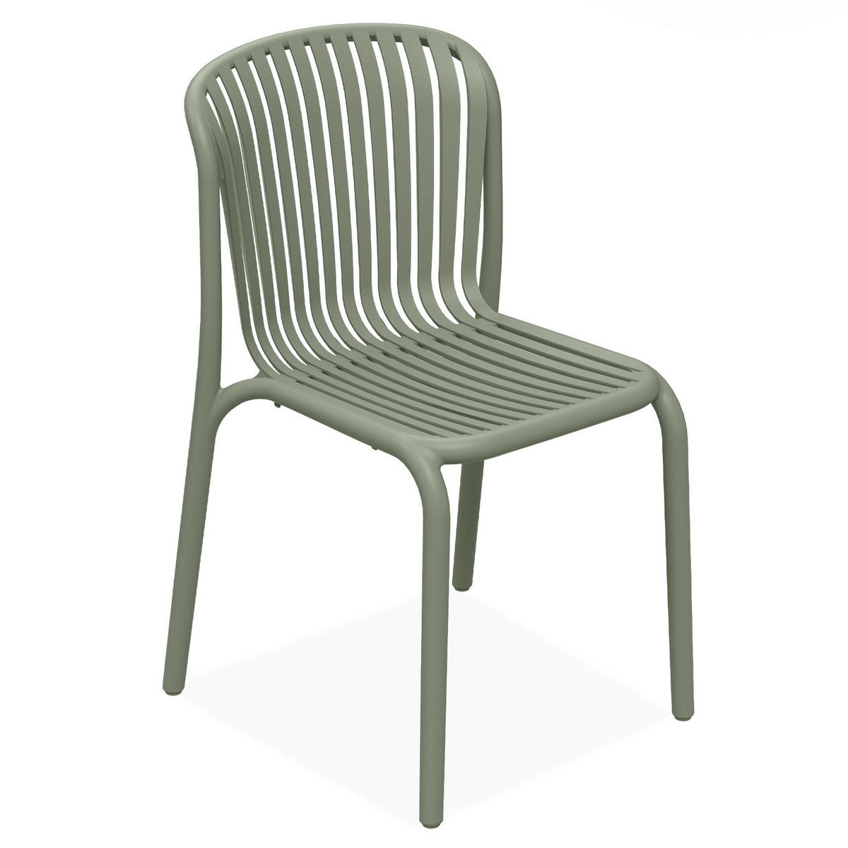 GARTEN ESSGRUPPE FICCARI, Gartenmöbel-Set 8-tlg, Olive - Olivgrün, Kunststoff - KONSIMO®