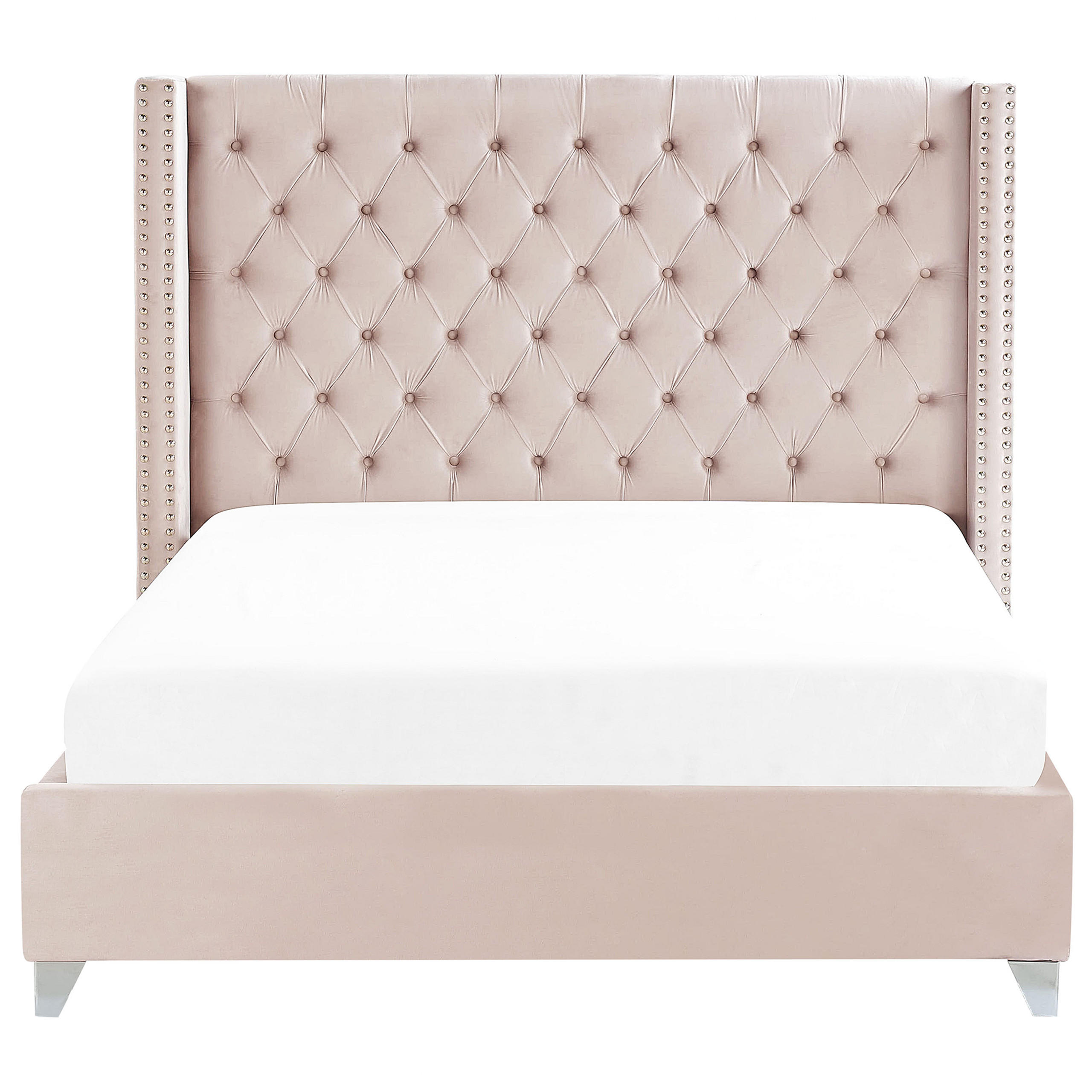 Beliani Polsterbett Pink 180x200 cm