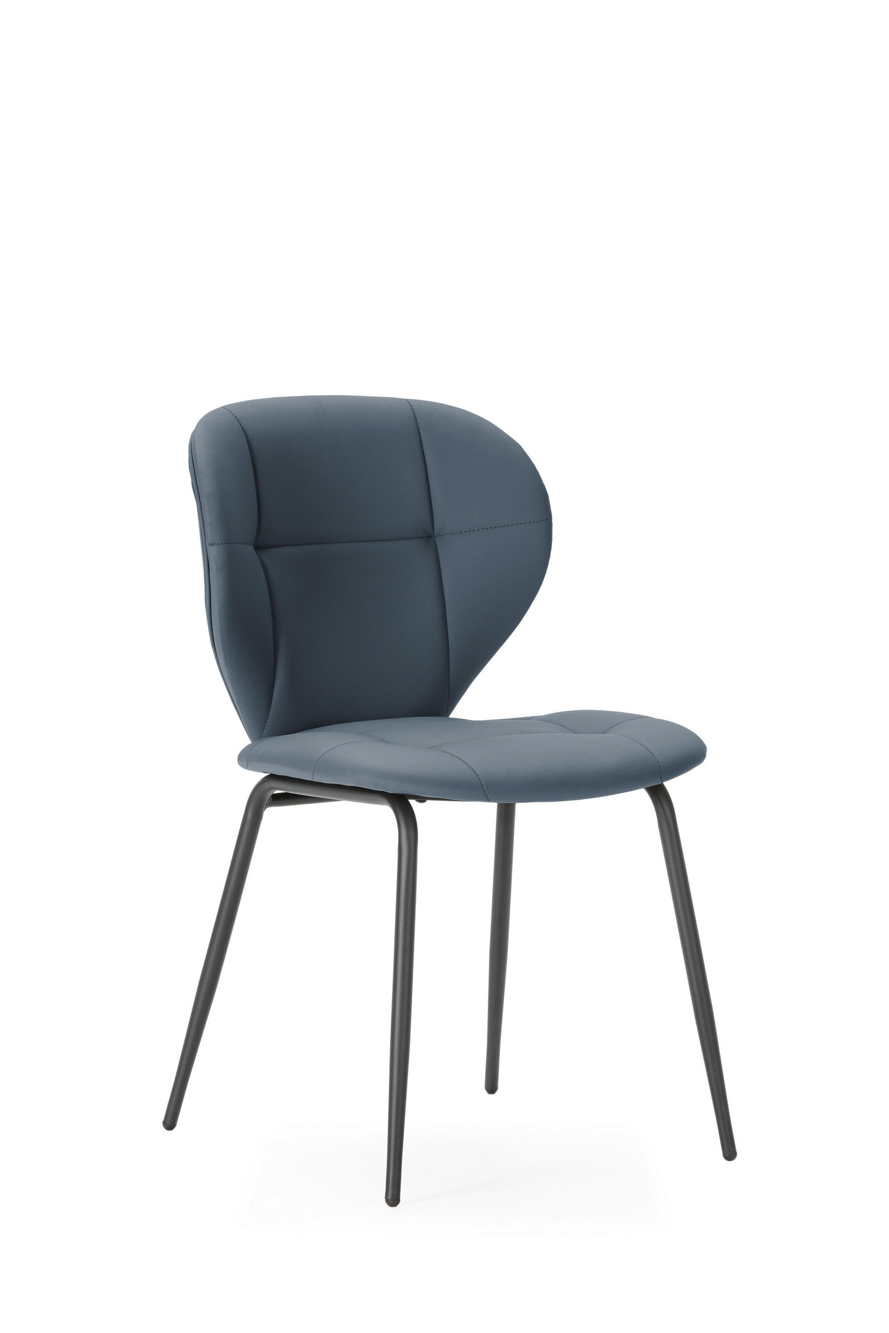 ESSZIMMERSTUHL Maura Grau 50/57/49 cm 2er-Set - Grau, Textil (57/49/50cm) - Calicosy