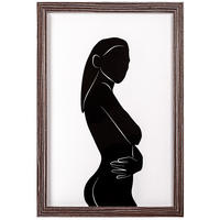 BILDERRAHMEN Ilo Holzrahmen 20x30 cm, D'BRAUN, Lady - Dunkelbraun, Holzwerkstoff (32/22cm) - walther design