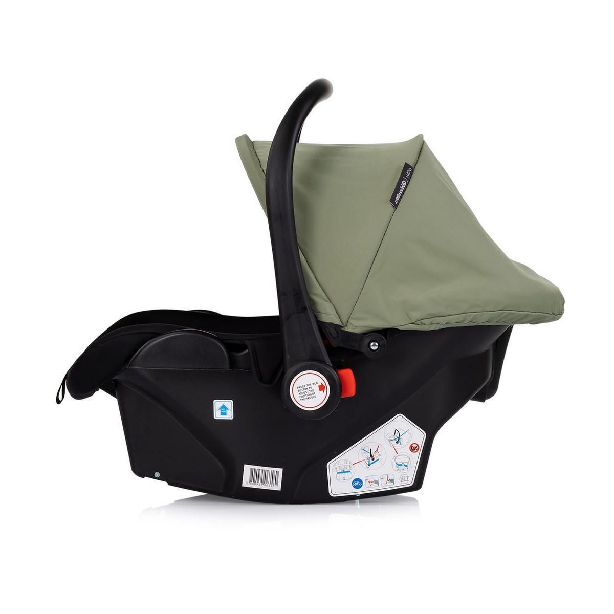 BABYSCHALE SET Vista grün Station Vista i-Size (40-87cm) verstellbar - Grün, Kunststoff (43/56/60cm) - Chipolino