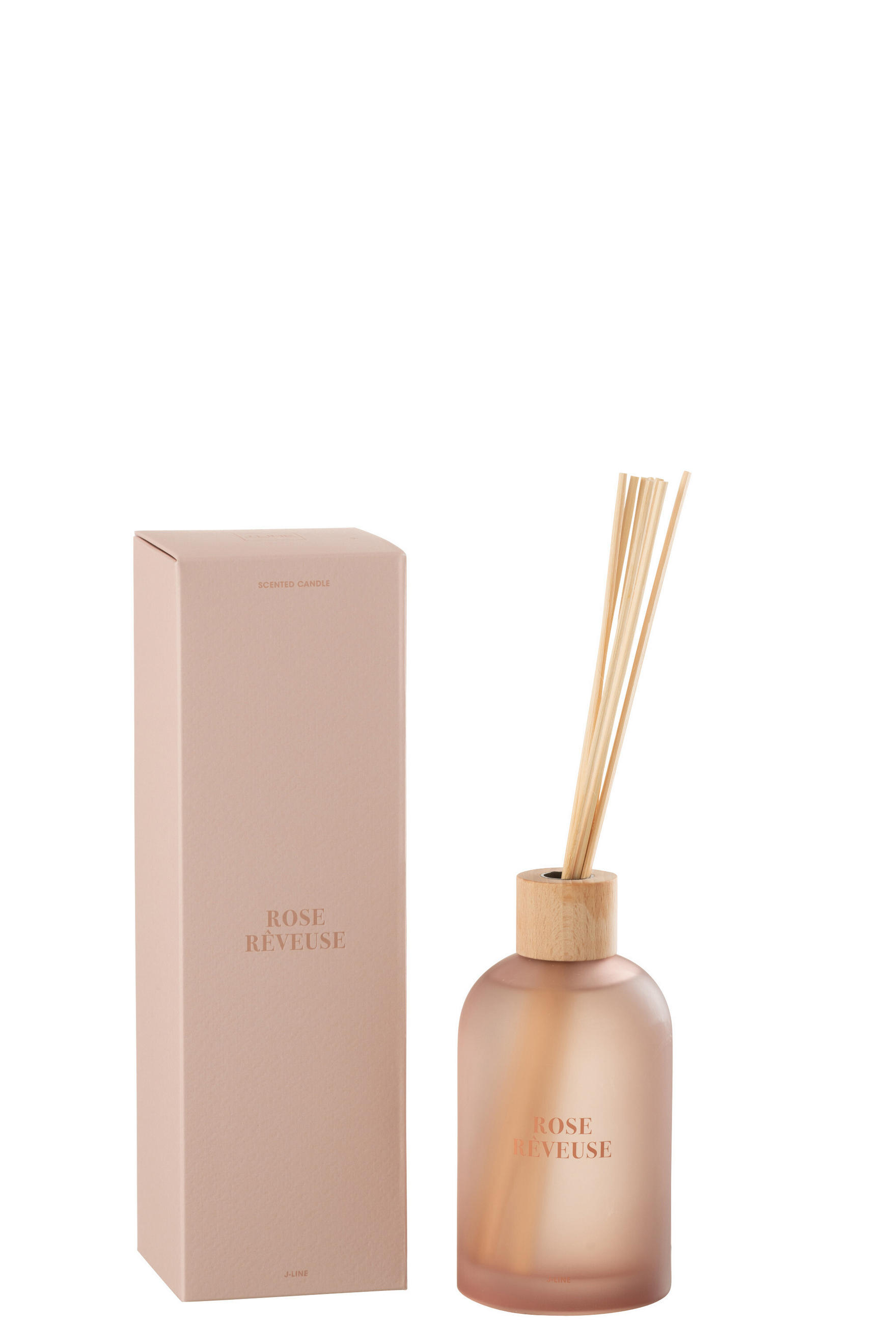 DUFTSPENDER HAUSPARFUM ACCORDS ESSENTIELS - Rosa - 250 ml - Pink, Paraffin (7.5/27.5/7.5cm) - J-Line
