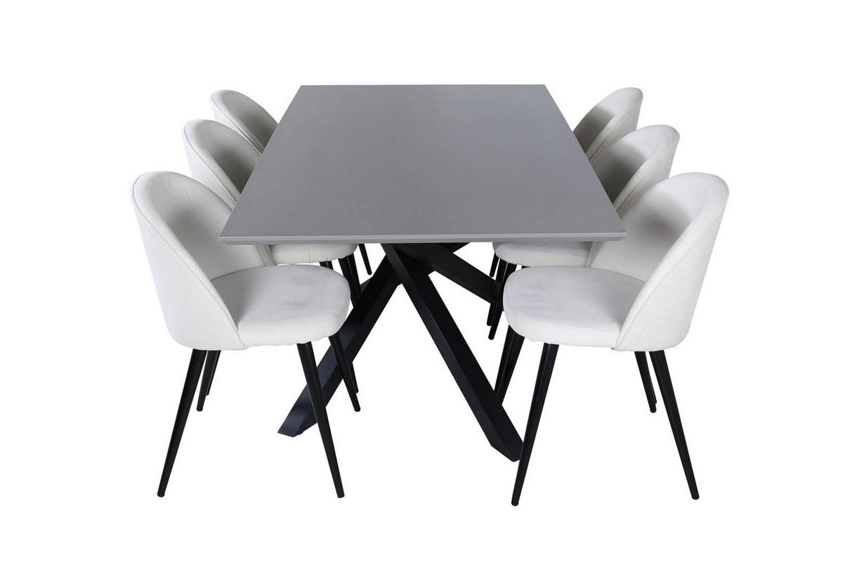 TISCHGRUPPE Beige - Beige, Holzwerkstoff (90/76/190cm) - ebuy24