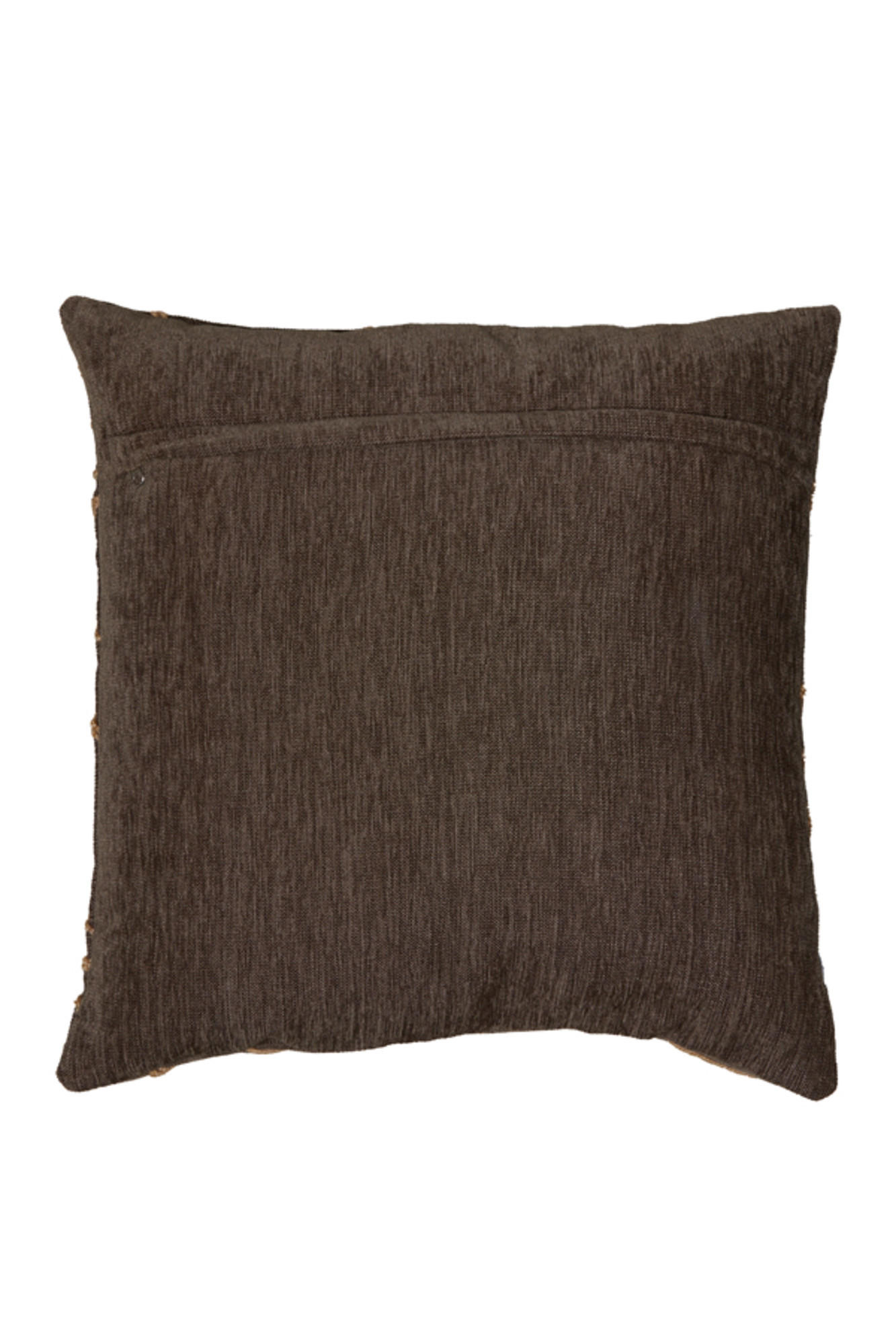 DEKOKISSEN Castro Braun 45/45/10 cm - Braun, Textil (45/45cm) - Light & Living