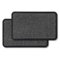 VONKAJŠIA rohož BORDER STAR 2ER SET - sivá, textil (40/60cm) - Astra