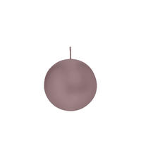 KUGELKERZEN Mauve Lila Ø 80 mm, 6 Stück - Mauve, Paraffin (8/8/8cm) - Wiedemann Kerzen