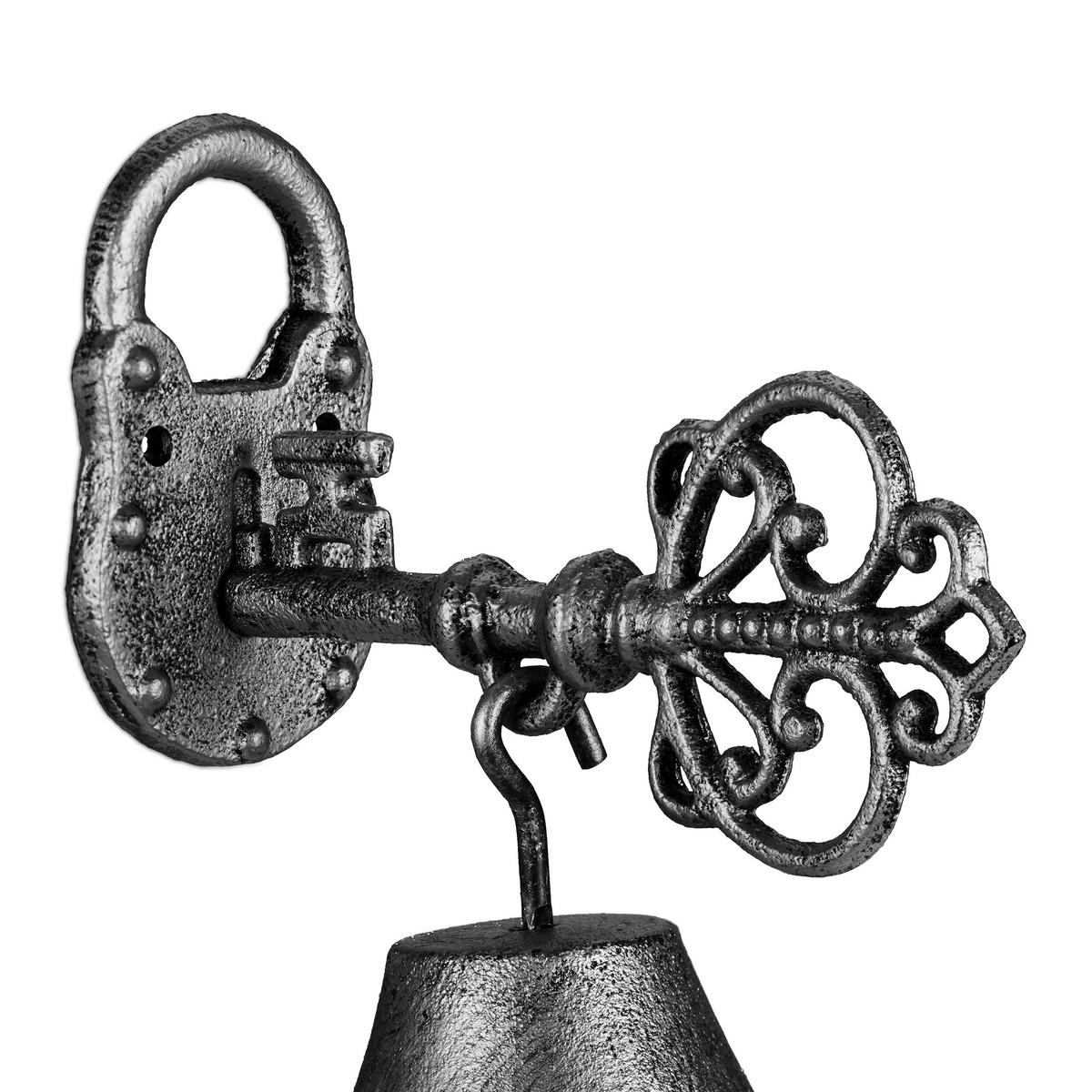 ZVONEC - večbarvno, kovina (11.5/20/18cm) - Relaxdays