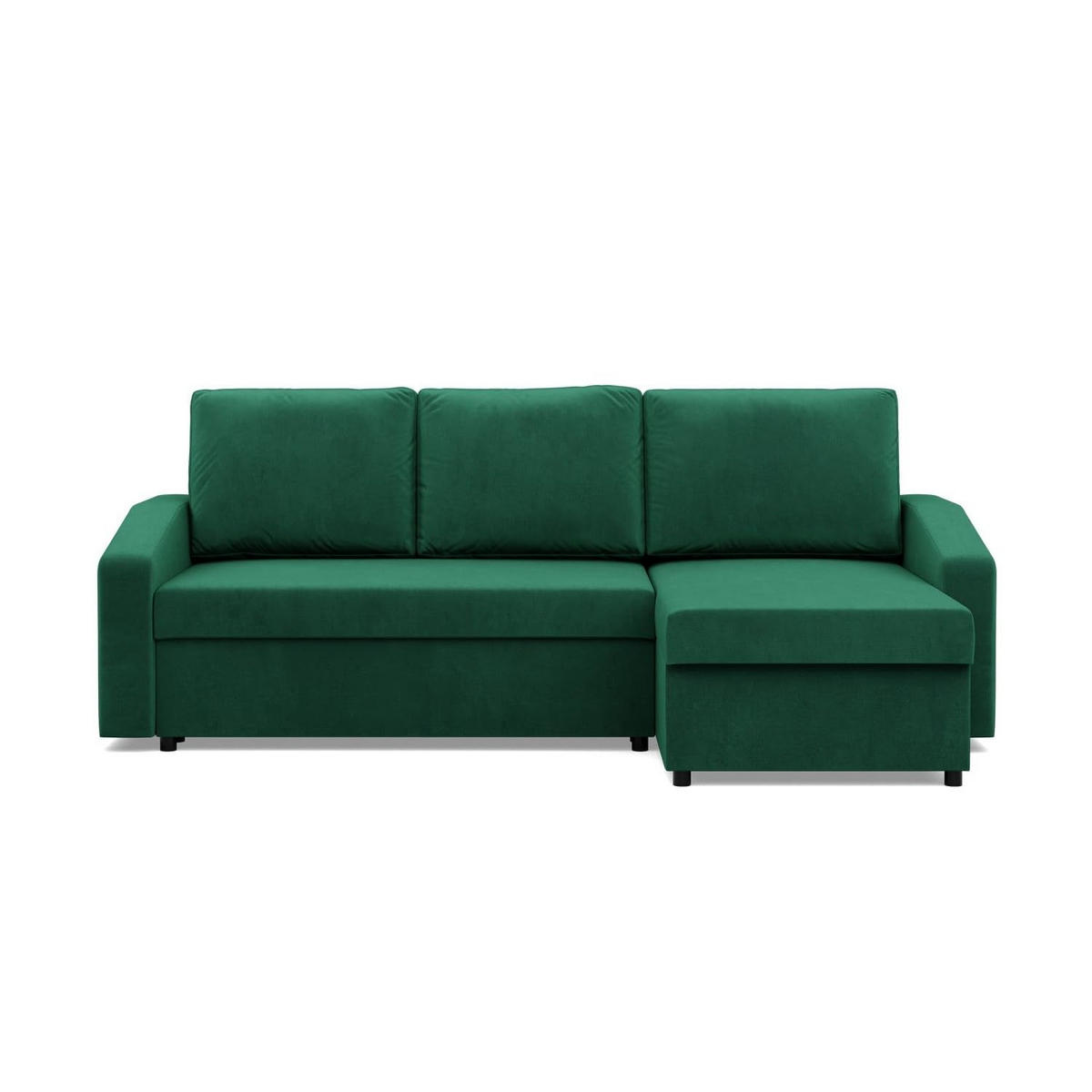 ECKSOFA MIT SCHLAFFUNKTION NEO, Grün - Grün, Textil (231/140cm) - Mebligo