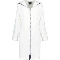 BADEMANTEL DAMEN REISSVERSCHLUSS MIT KAPUZE SEA SALT SAND 3101 WEISS - 600 - Weiß, Textil (Snull) - Cawoe