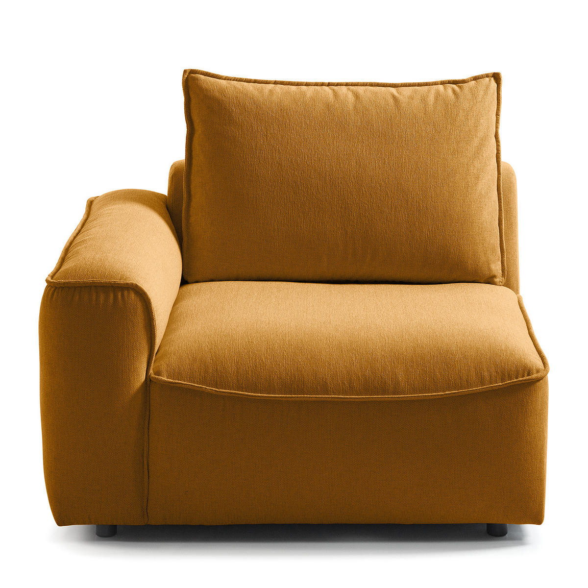 MODULSESSEL - Orange, Holz/Textil (104/82/99cm) - home24