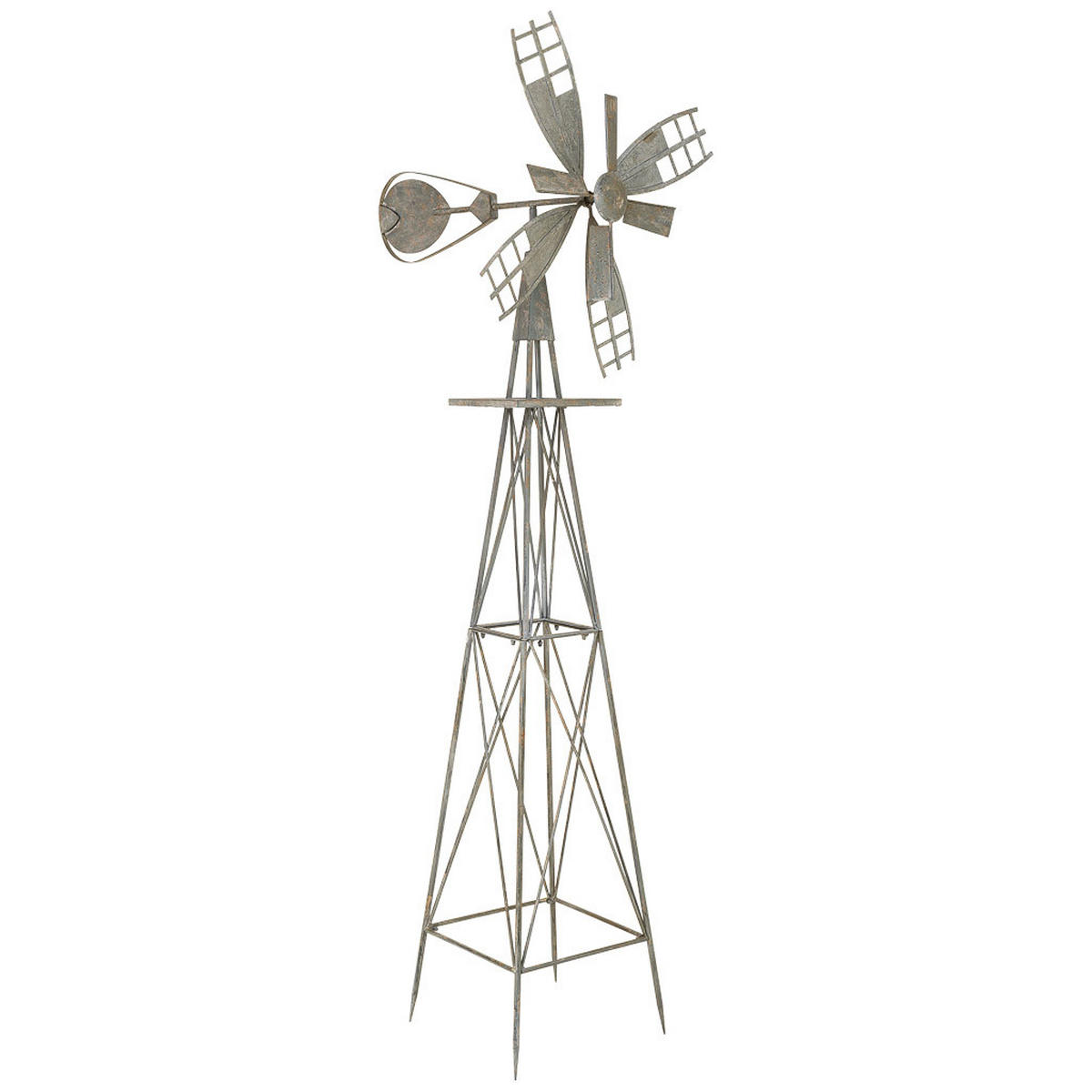 DEKORATIVE FIGUR, 69x59x175cm - Grau, Metall (69.22/175.26/59.06cm) - Wanderlust