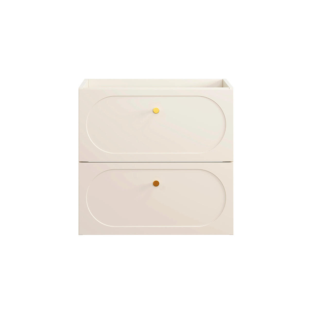 WASCHTISCHUNTERSCHRANK 60.2cm Sanae Sandbeige - Beige, Holzwerkstoff (60.2/57/46cm) - Petits-meubles