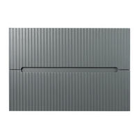 WASCHBECKENUNTERSCHRANK - 80 cm x 45.5 cm - Holz, Platte - Grau - PAVANI - Grau, Holz (80/55/45.5cm) - Vente-Unique