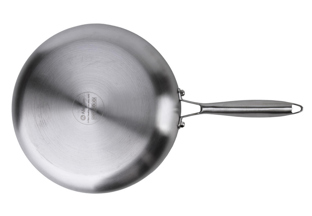 PÁNEV, kov, šedá - stříbrná, kov (49/28/6cm) - Mondex