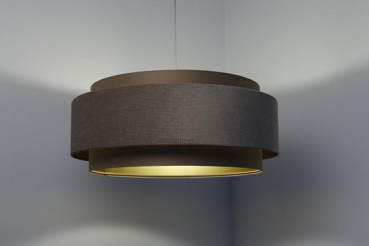 HÄNGELEUCHTE Gold 60/25 cm - Goldfarben, Kunststoff (60/1/25cm) - ONZENO