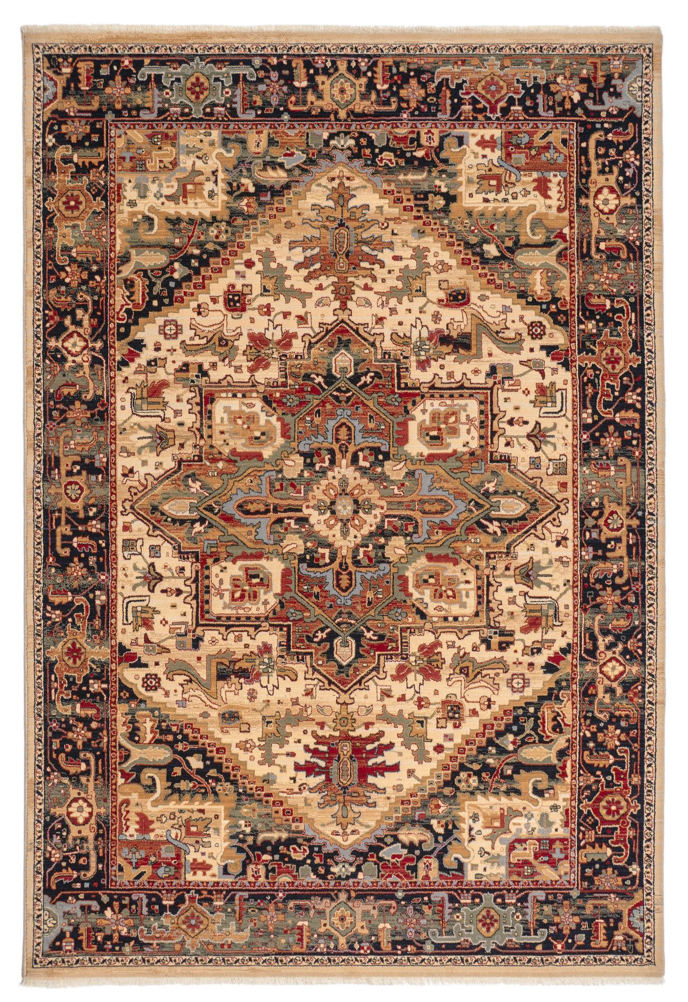 ORIENTTEPPICH Saharna 120x145 cm - Beige, Textil (120/145cm) - THEKO