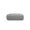 POUF Molino aus strukturiertem Stoff hellgrau - Hellgrau, Textil (100/36/100cm) - Micadoni
