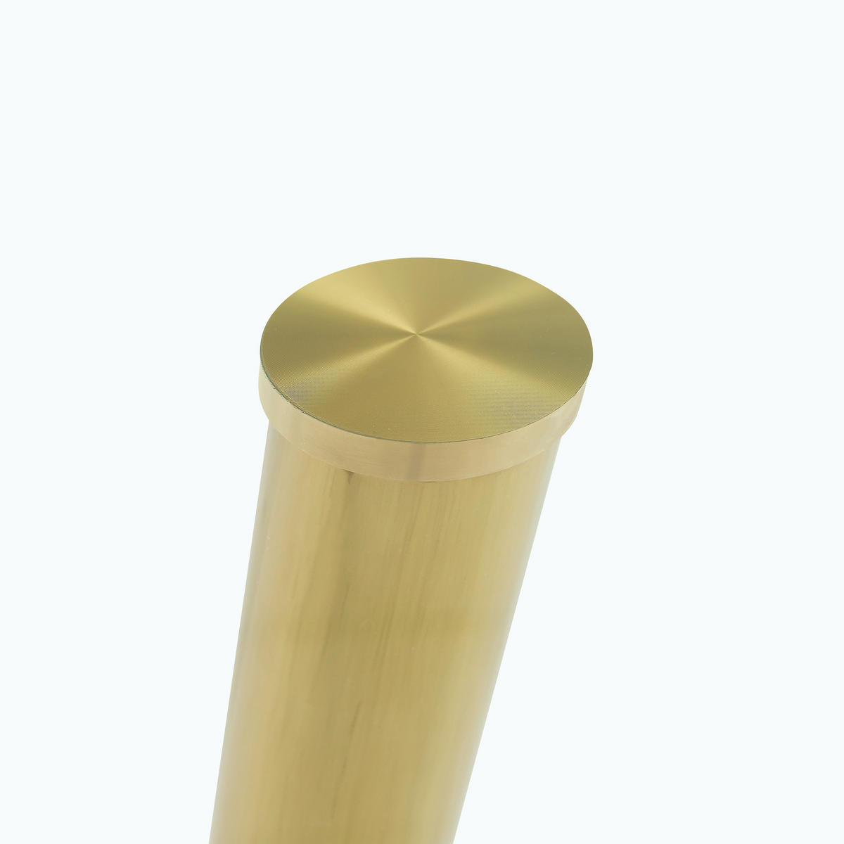 ESSTISCH runder Gold mit Metallbeinen 89 cm - Goldfarben, Metall (89/89/76cm) - Oxeza