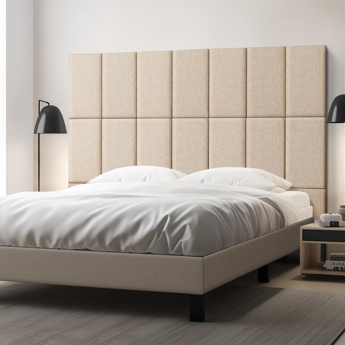 KOPFPOLSTER-SET 3 TLG. Carpino - Beige, Textil (3/30/60cm) - [neu.haus]