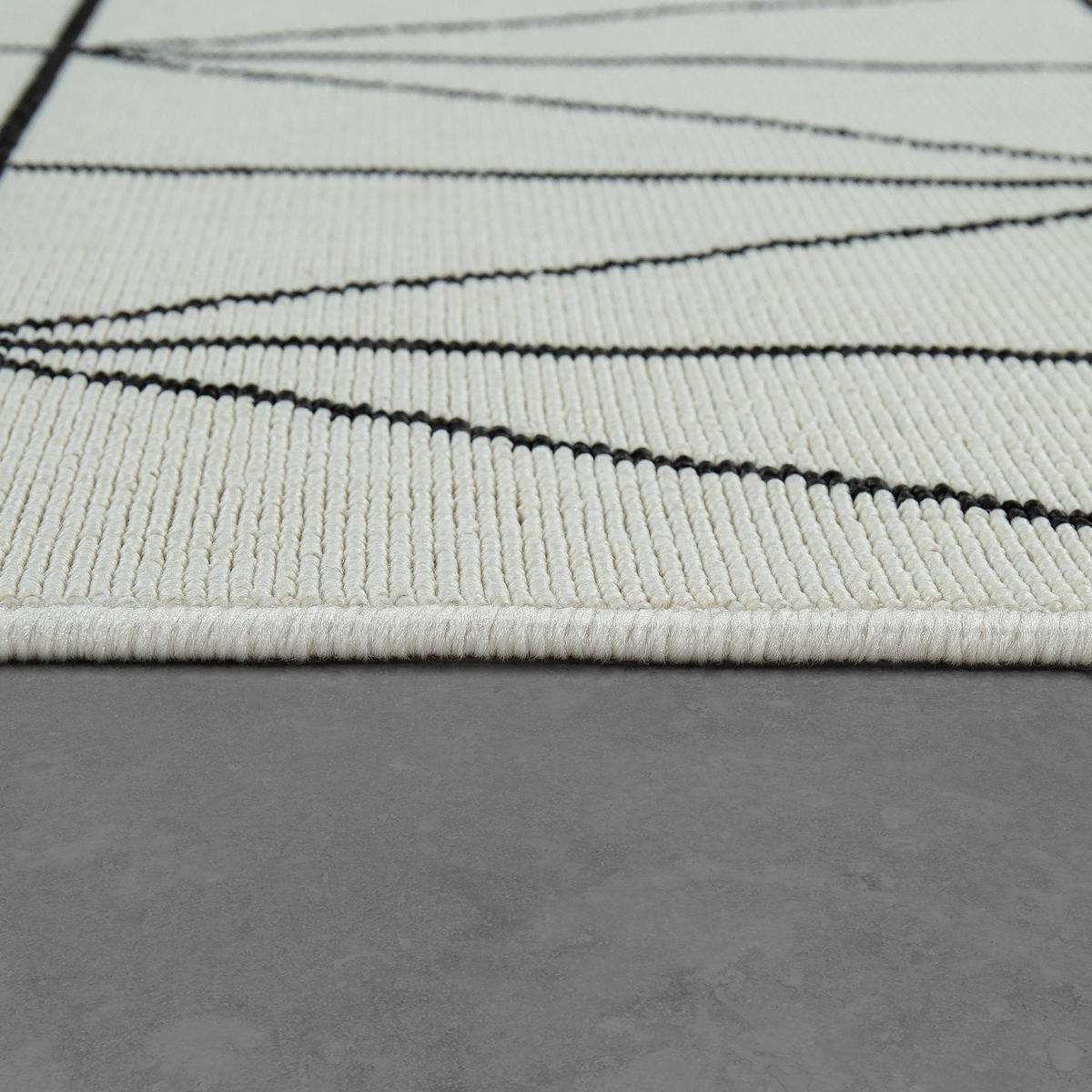 OUTDOORTEPPICH 160/230 cm Brugge 224 - Weiß, Textil (160/230cm) - Paco Home