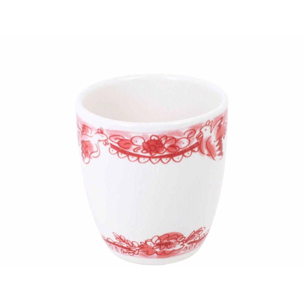 MINI-BECHER Romantik in Rot - 200 ml - Multicolor, Keramik (0.2L) - Blond Amsterdam