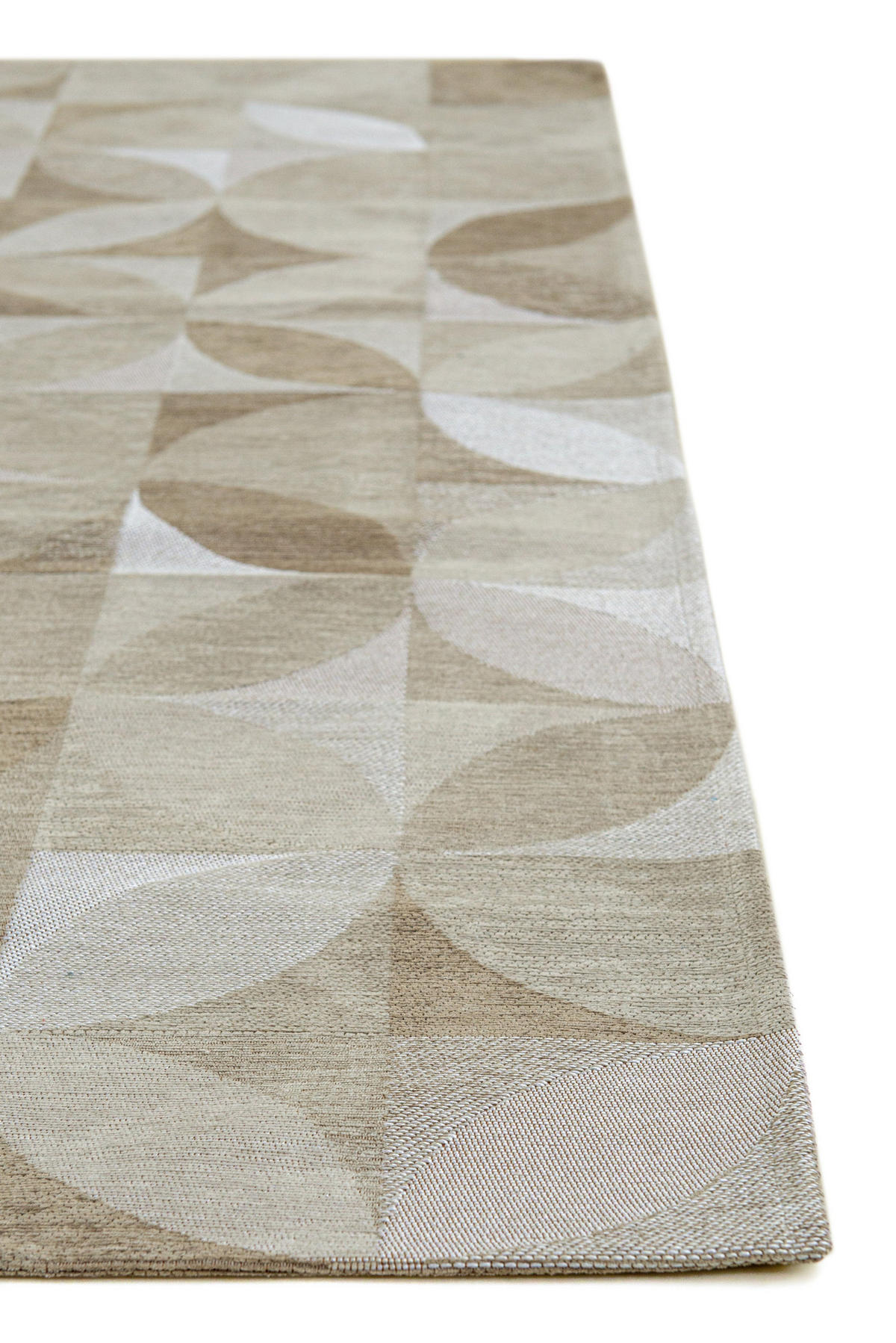 TEPPICH modern In-/Outdoor Flachgewebe ROSEBUD Beige 170x240 cm - Beige, Textil (170/240cm) - Novatrend
