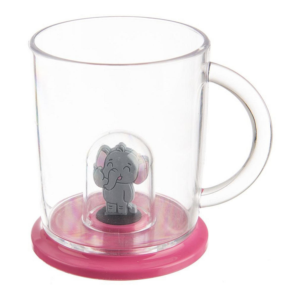 KINDERBECHER ELEFANT, Tritan, klar, 240 ml - Transparent, Kunststoff (0.24L) - Orion 
