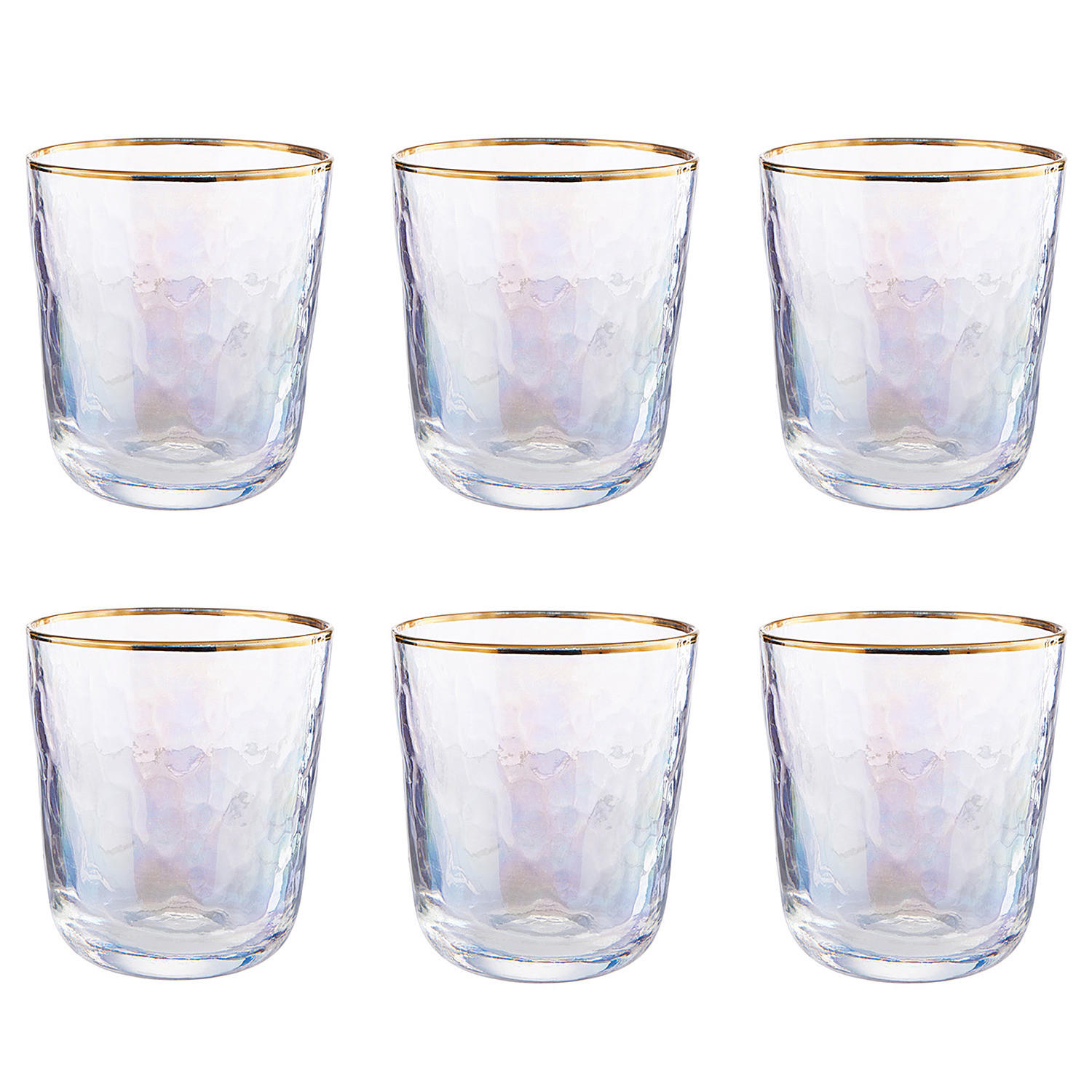 TRINKGLAS (6er Set) Smeralda - Transparent, Glas (0.28L) - BUTLERS