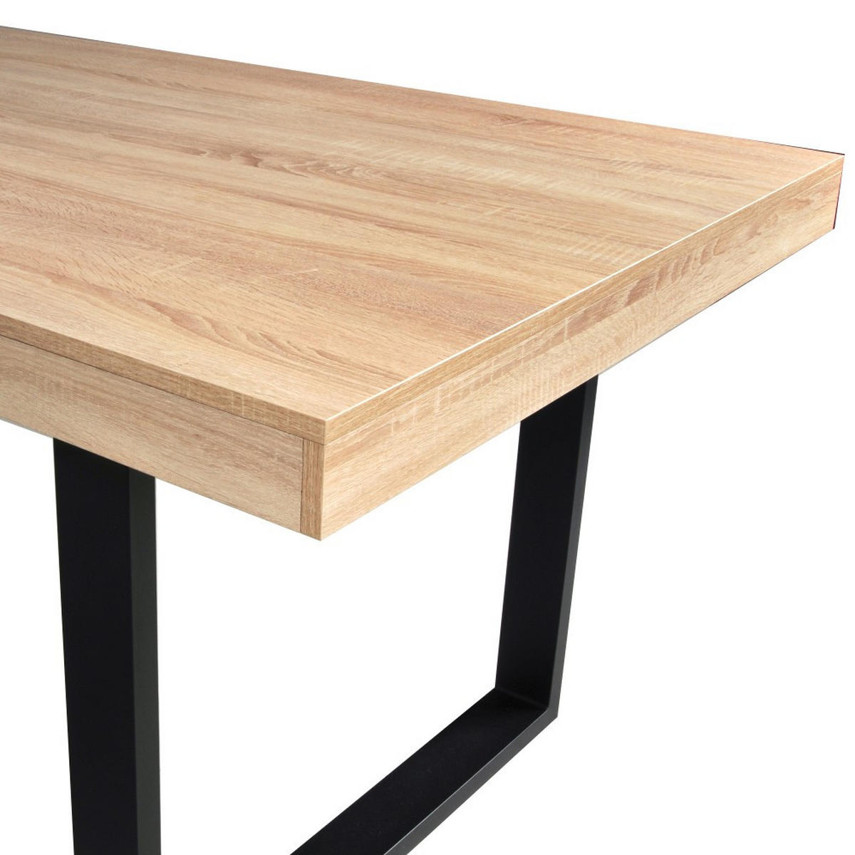 ESSTISCH TIVOLI / TISCH 200x90cm - 10 Personen - Eiche gebleicht dekor - Sonoma Eiche, Holzwerkstoff (200/90/77cm) - Weber Industries