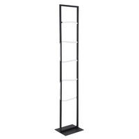 LED STEHLEUCHTE KAIA Schwarz Metall Aluminium - Schwarz, Metall (25/20/135.4cm) - Globo Lighting