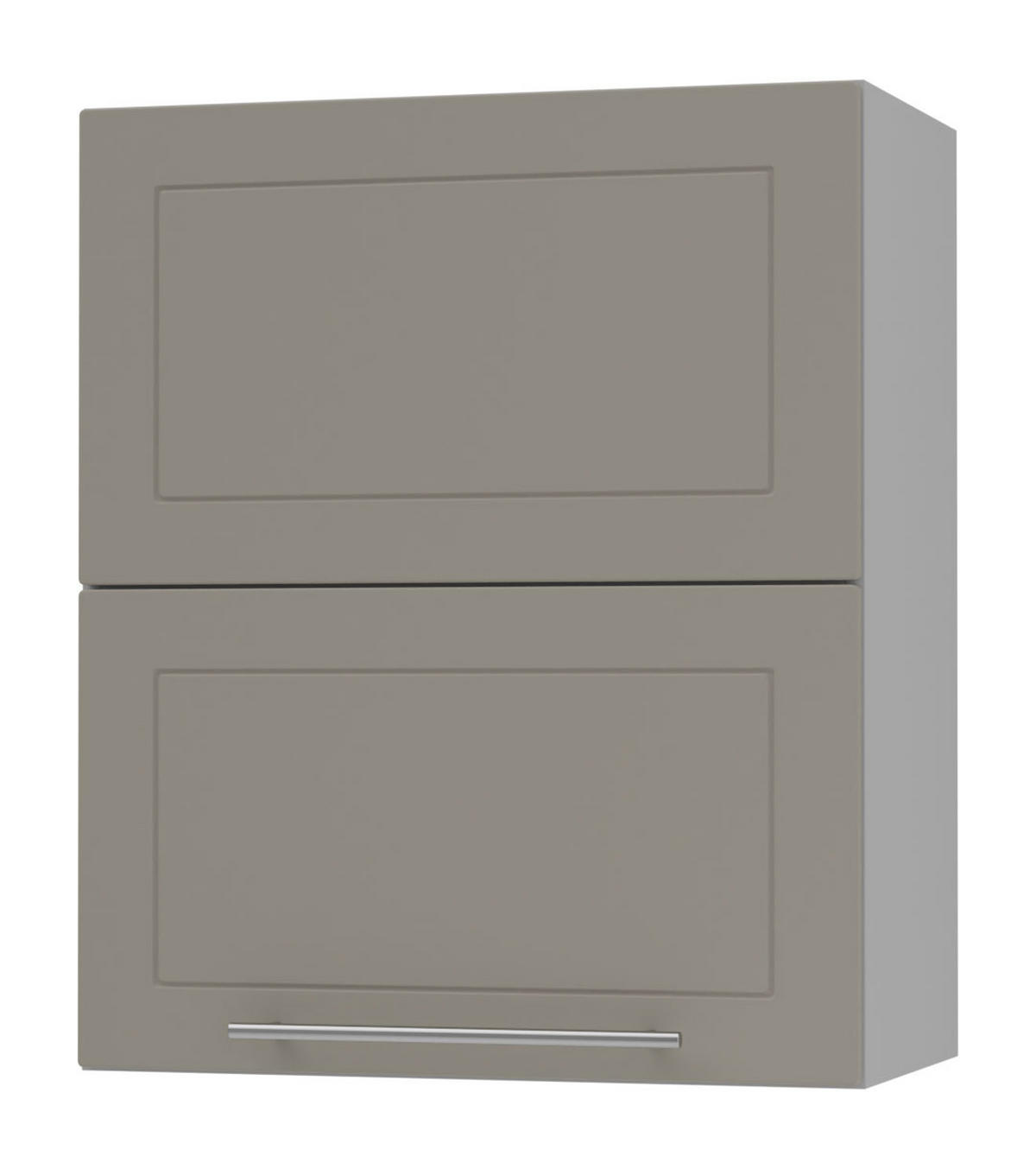 KÜCHENHÄNGESCHRANK Kvantum W8B/60 Beige Matt / Grau Matt 60 / 32,5 / 72cm - Beige/Grau, Holz/Holzwerkstoff (60/72/32.5cm) - Feldmann-Wohnen