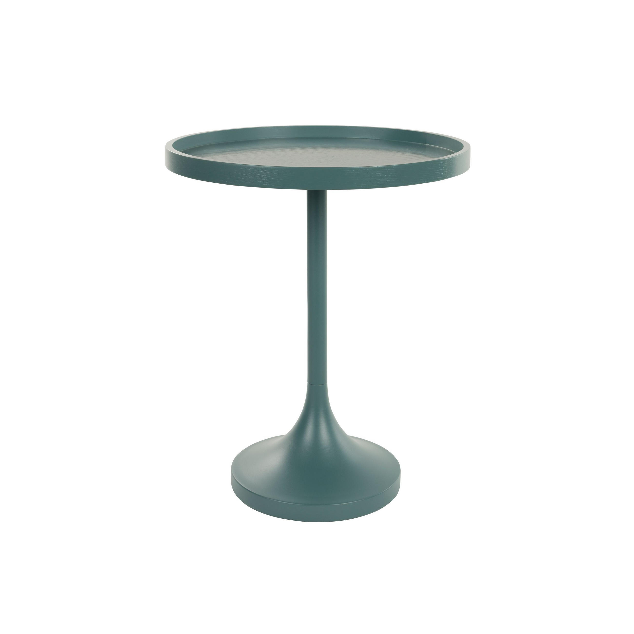BEISTELLTISCH Jason Rund 46 cm Blau - Blau, Metall (46/46/56cm) - Zuiver