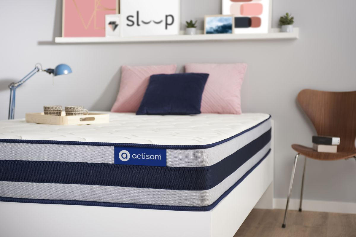 MATRATZE Actimemo ergo Memory-Schaum 100 x 200 cm h3 - Weiß, Textil (100/200cm) - ACTISOM