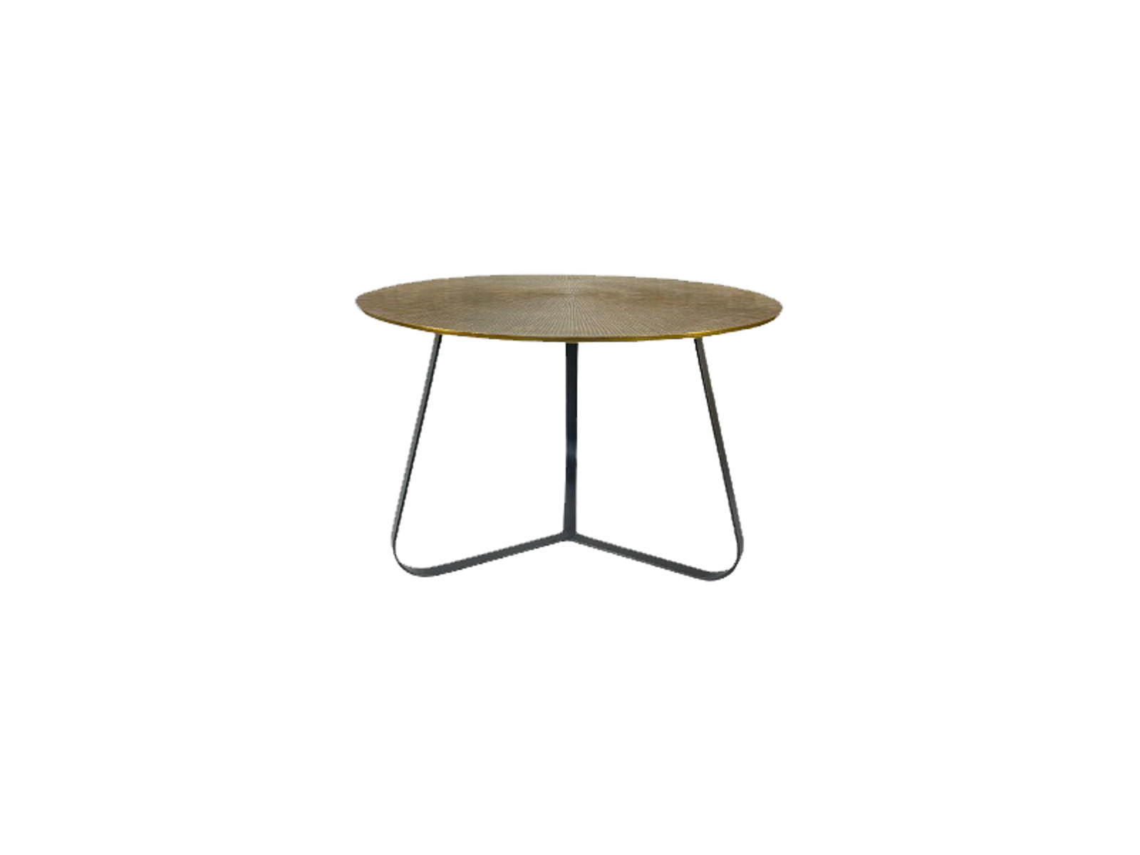 COUCHTISCH Anna Metall 60 cm / 60 cm Gold - Goldfarben, Metall (60/60/40cm)