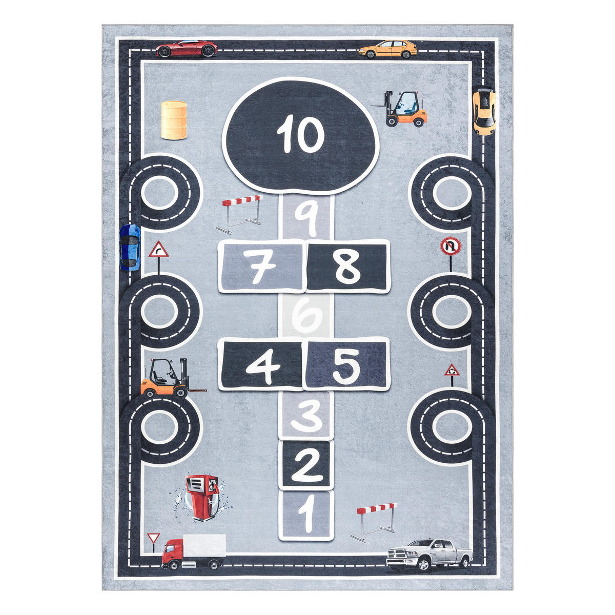 TEPPICH Bambino 160/220 cm - Grau, Textil (160/220cm) - rugsX