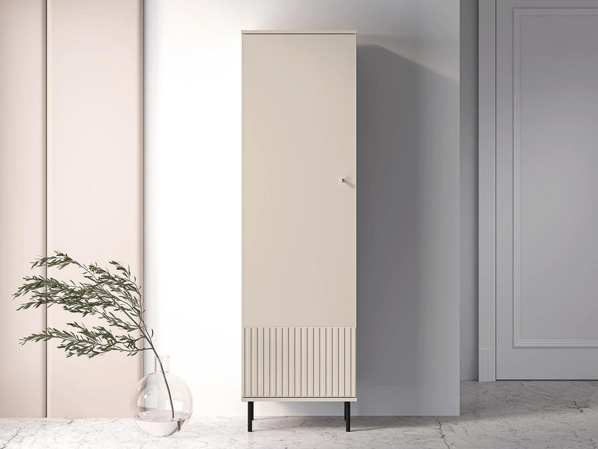 GARDEROBENSCHRANK – 55 cm – Sophie – Kaschmir - Kaschmir, Metall (55/190/34cm) - hi-markt