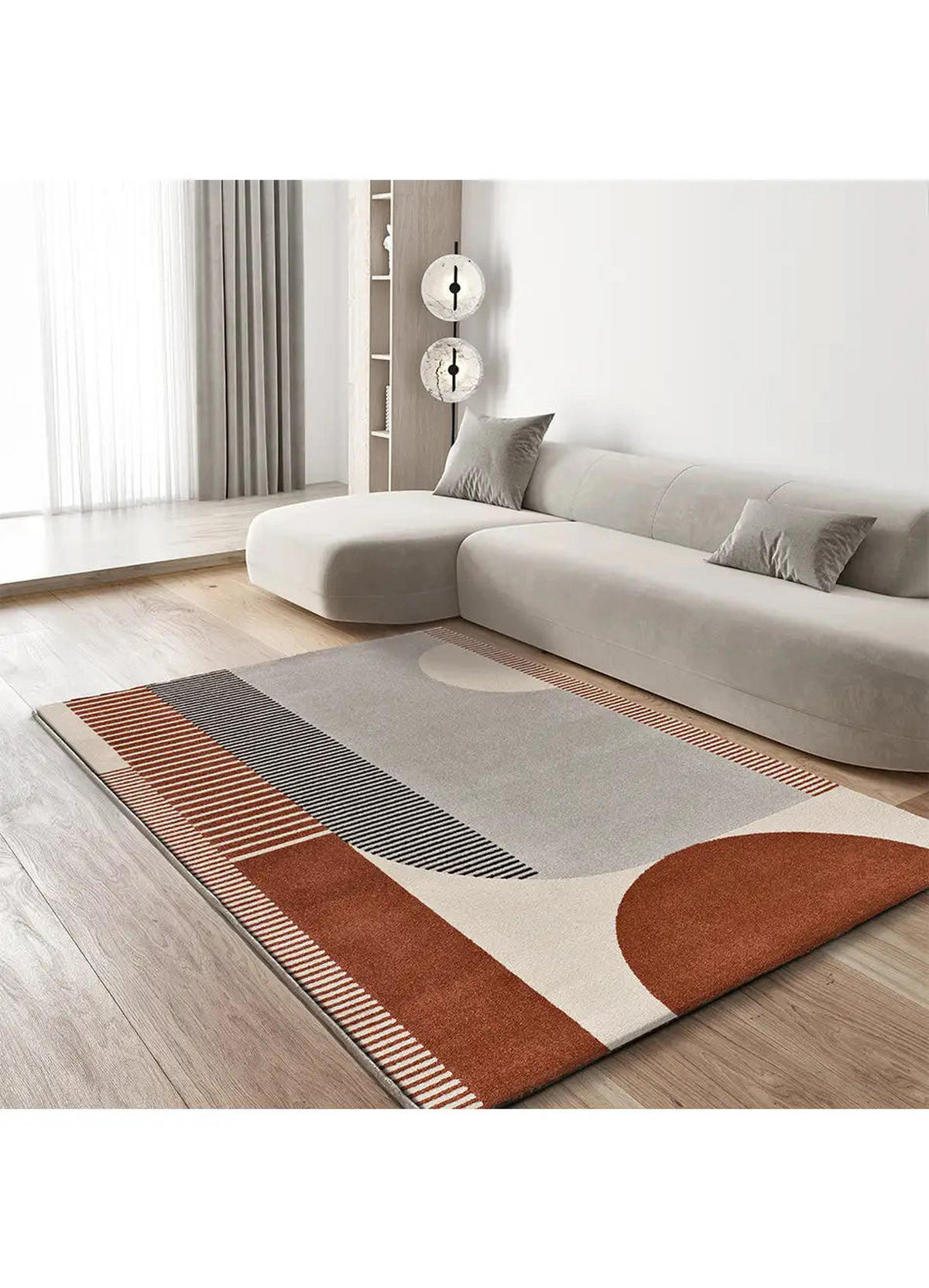 KURZFLORTEPPICH Kupfer / Beige Gaia 80/150 cm - Beige/Kupferfarben, Naturmaterialien/Textil (80/150cm) - Atticgo