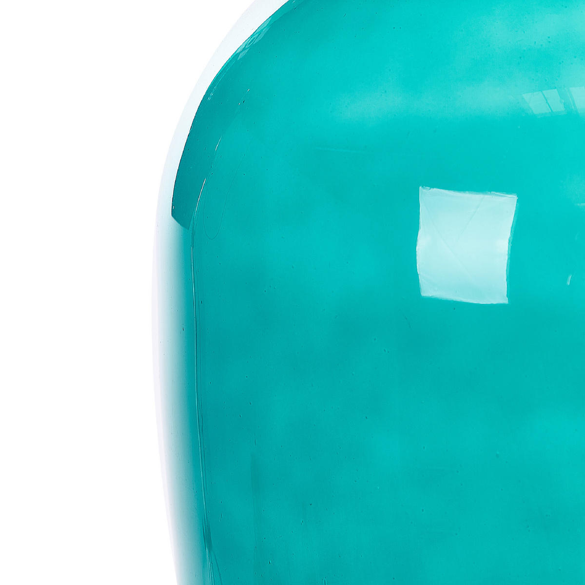 DEKOVASE Glas blau Samosa - Blau, Glas (48cm) - Beliani