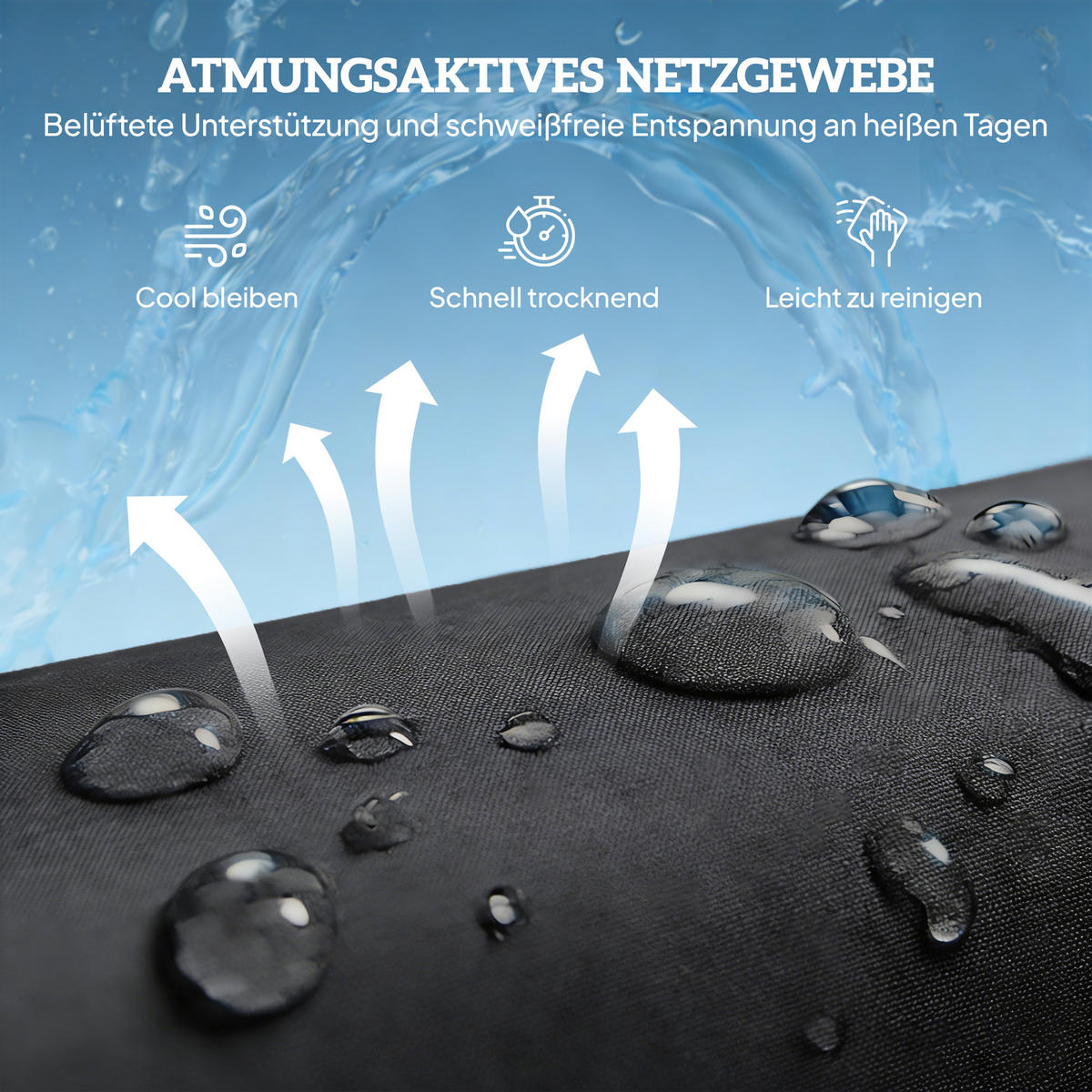 SONNENLIEGE klappbar Gartenliege mit Kopfkissen, Gesichtsloch Liegestuhl Grau - Schwarz, Textil/Metall (58/36/187cm) - Outsunny