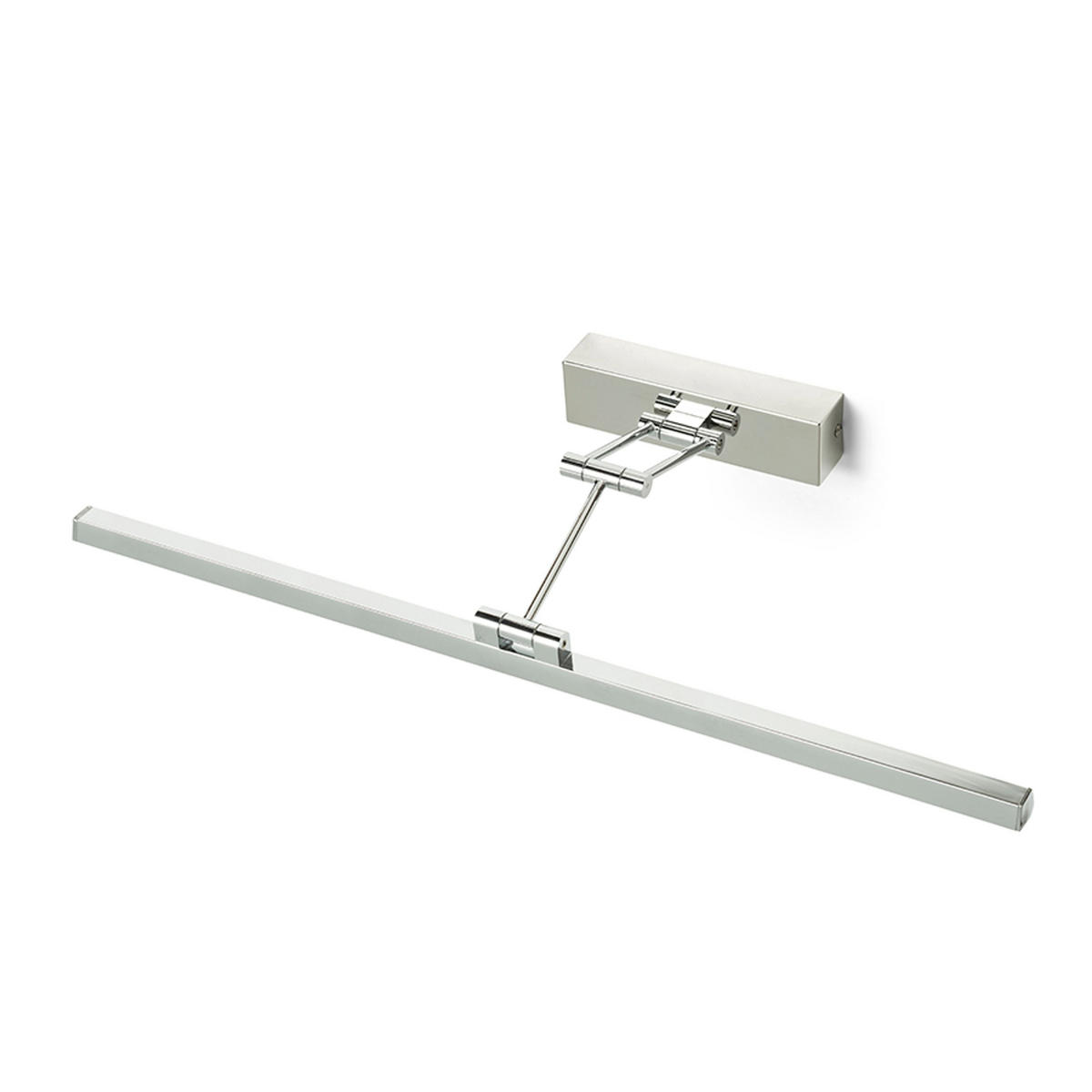 WANDLEUCHTE FRIDA 60 Chrom 12 W - Chromfarben, Metall (59.5/25/59.5cm) - Rendl