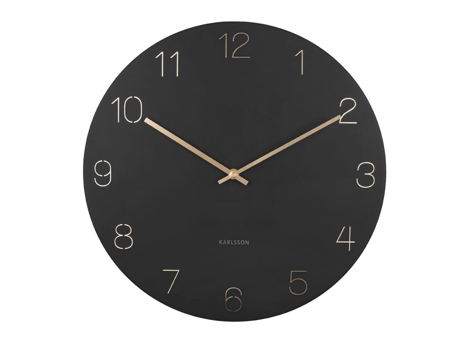 WANDUHR Charmn Ø40 cm - Schwarz, Metall (40/40/3.5cm) - Karlsson