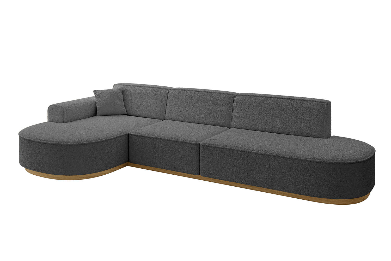 Altdecor Ecksofa Grau 328x171 cm