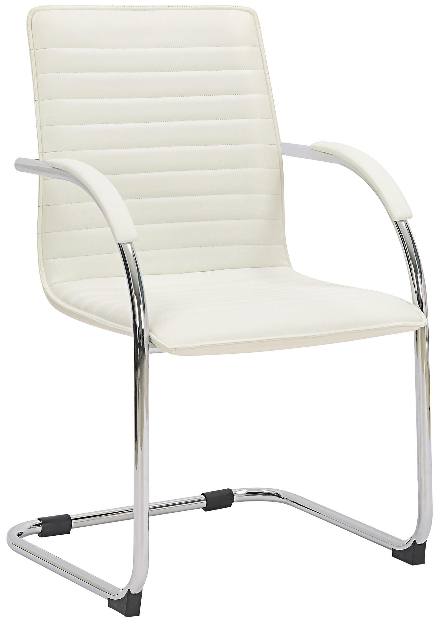 SCHWINGSTUHL Lederlook Weiß - Weiß, Textil/Metall (56/95/60cm) - CLP