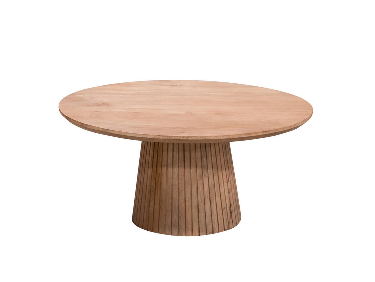 COUCHTISCH Helena Mangoholz Durchmesser 50 cm Natur - Naturfarben, Holz (50/50/46cm)