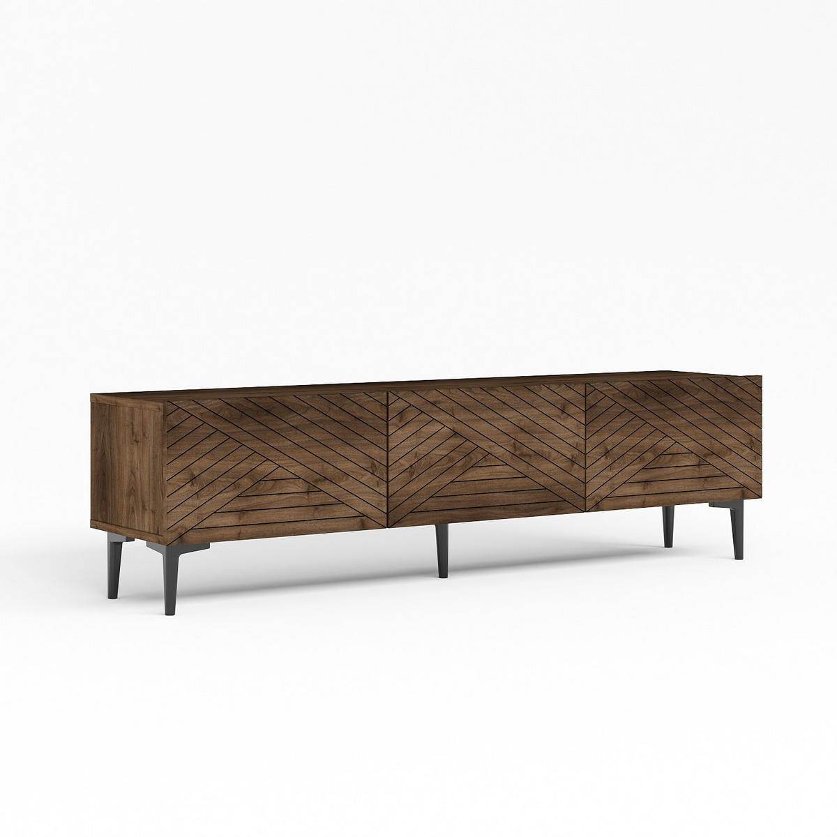 TV-MÖBEL felix Braun - Braun, Holz (31/44/160cm) - Habitat Garten