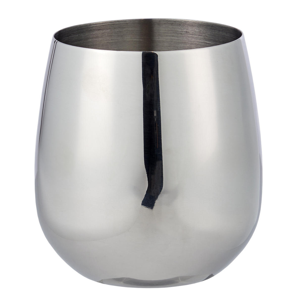 TRINKBECHER (4er-Set) Manhattan Lounge - Silberfarben, Metall (0.5L) - Butlers