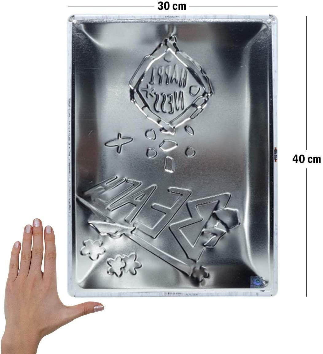 BLECHSCHILD 30/40 cm Outdoor & Activities Happiness is a day at the beach - Multicolor, Metall (30/40/0.2cm) - Nostalgic-Art