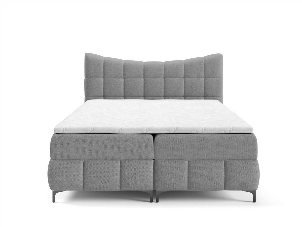 BOXBETT Charles In Aragon - Grau, Holzwerkstoff/Textil (120/200cm) - Fun Möbel