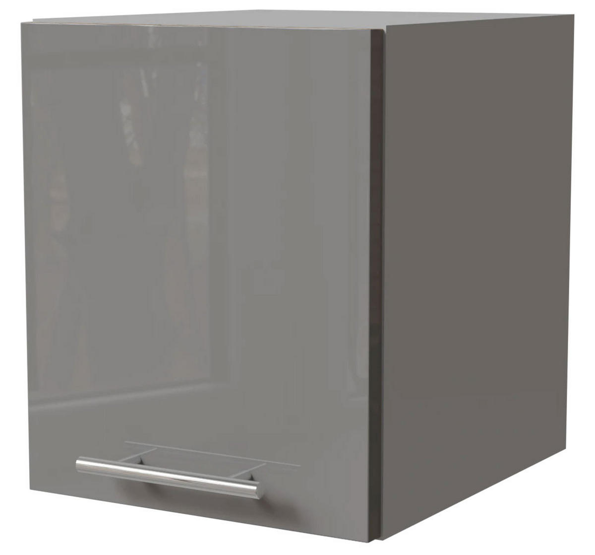 KLAPPHÄNGESCHRANK Essen W4B/30 Grau Hochglanz / Grau Matt 30 / 32,5 / 36cm - Grau, Holz/Holzwerkstoff (30/32.5/36cm) - Feldmann-Wohnen